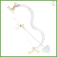 🎃 White Cupid Bow and Arrow Prop for Home Use Valentine's Day Cosplay Costume Accessories