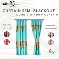 Cmxtrea 5D Langsir C5D200-209 Curtain Cangkuk Semi Blackout Hook Modern Langsir Tingkap Pintu Slidin