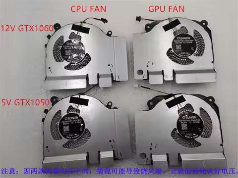CPU GPU Fan For TM1801 XIAOMI 15.6 Game Book GTX1050 GTX1060 6G RTX2060 EG75070S1-C430-S9A C440-S9A 