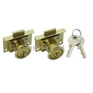 Strange Hand Brand 101/903 Embedded Drawer Lock/Belly Button Lock 7 Points/9 Points Gold