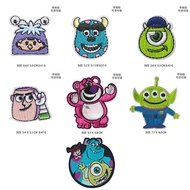 Toy Story Monsters University Strawberry Bear Three Eyes * Aberdeen Embroidered Cloth Stickers Micro