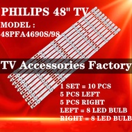 48PFA4690S/98 PHILIPS 48" LED TV BACKLIGHT(LAMP TV) PHILIPS 48 INCH LED TV 48PFA4609S 48PFA4609