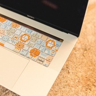 獅子山 六角 磁磚系列 / 鍵盤膜 - 橙