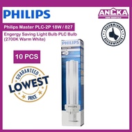 10 PCS Philips Master PLC-2P 18W / 865 / 827 Energy Saving Light PLC Bulb ( Cool Daylight / Warm Whi