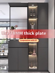 Hallway Cabinet Entrance Foyer Cabinet Modern Minimalist Changhong Glass Partition Cabinet