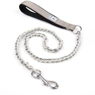 Double Wear Strip Dog Pet Leash Golden Panda