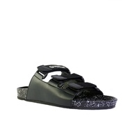 Sandal Pria Slide Strap Tiga Hitam Solus Quadrant