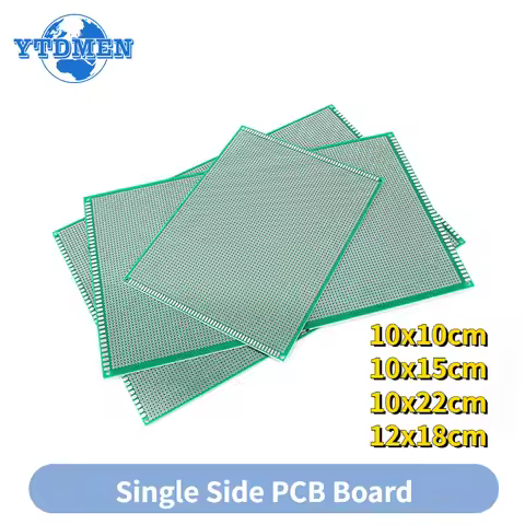 1PCS 10x10 10x15 10x22 12x18cm Single Side PCB Prototype Board DIY Universal Printed Circuit Boards 