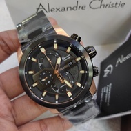 Jam Tangan PRIA ORIGINAL Alexandre Christie Ac 6559 Mc Stainless Steel