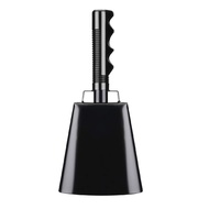 XP Easy Carrying Cowbell Ergonomic Grip Cowbell Cheer Your Team with the Long Handle Iron Cowbell Pe