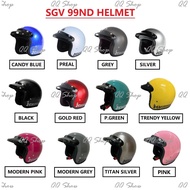 SGV SGV99 SGV HELMET (Blue,White,Grey,Silver,Black,Red,P.Green,Titan Silver ,Modern Pink ,Modern Gre
