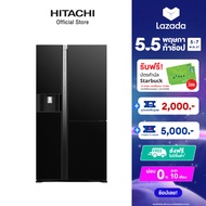 Hitachi ฮิตาชิ ตู้เย็น 2 ประตู 20.1 คิว 569 ลิตร Side By Side รุ่น R-MX600GVTH1 สีกลาสแบล็ก