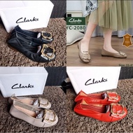 Clarks Flats Yc-2080/clarks Flats/clarks Leather Shoes Yc-2080