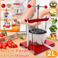 2L Mesin Perah Santan Manual Perah Buah Buahan Manual Perah Carrot Manual Fruit Wine Manual Press Ma