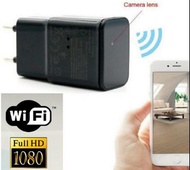 CA267 高清 wi-fi隱蔽鏡頭USB充電火牛式監控鏡頭 新款無針孔鏡頭 攝錄機 no pin hole Spy Wifi Camera Adapter USB Plug