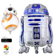 Hot Sale Cartoon Large Size Star Wars R2D2 BB8 Robot Movie Aluminum Foil Toy Aluminum Film Balloon