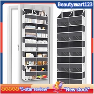 Door Organizer over the Door, 5 Tiers, 10 Compartments, 80 Lbs Weight Capacity for Door Storage