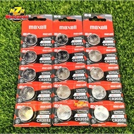 Maxell CR2032 Lithium County Cell battery Original 5pcs and 1 pc maxwell fOR REMOTE AEROX / NMAX / P