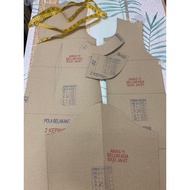 Pola  baju kurung moden  (Dewasa&kanak2) + freegift