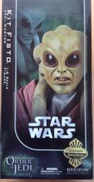 ~熊貓熊~ 全新 Sideshow 1/6 限定版 星際大戰 Star Wars 絕地武士 KIT FISTO