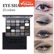 KAXIER 25-Color Dark Gothic Eyeshadow Palette, Matte and Shimmer, Smoky Effect, with Free Eyeshadow 