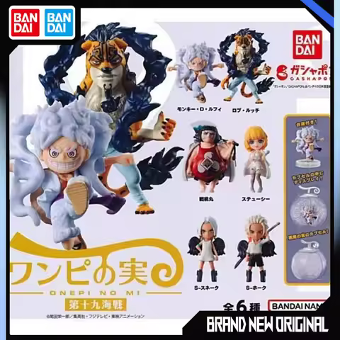 BANDAI ONE PIECE Action Figures Model Lucci Sentoumaru Stussy S-Snake Gashapon Official Genuine Coll