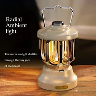 Warsun LED Rechargeable Retro Metal Camping Lantern Battery Powered Hanging White Candle Lamp Portab