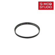 S-MOD SKX007 Chapter Ring Matte Black With GREEN Marker Seiko Mod