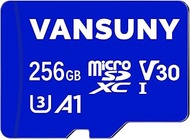 Vansuny Micro SD Card 256GB microSDXC Memory Card with SD Adapter A1 App Performance V30 4K Video Re