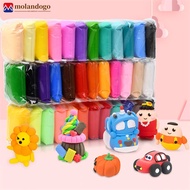 MOLANDOGO 12/24/36 Color Light Polymer Clay Soft Plasticine Toy Safe Colorful Playdough Slimes Toys DIY Creative Clay Kid Toy A1Q1