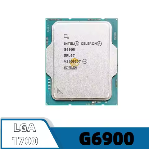 Intel Xeon G6900 3.4GHz 2-Core 4 threads 46W Computer CPU Processor Server G 6900 Package LGA 1700