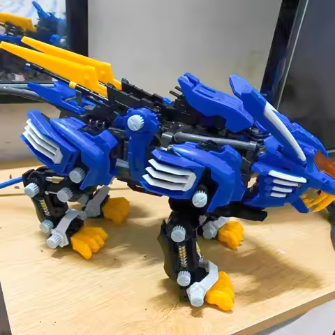 ZOIDS BT Model Building Blocks JS003 RPZ-028 Blade Liger AB Bang Ver. 1:72 Scale Full Action Plastic