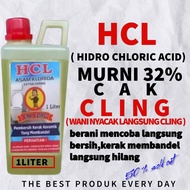 CAK CLING HCL murni 32% MURNI TANPA CAMPURAN hcl pembersih bekas semenpembersih bekas semen lantai k
