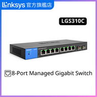 LINKSYS - LGS310C 8-Port Managed Gigabit Ethernet Switch with 2 1G SFP Uplinks TAA Compliant