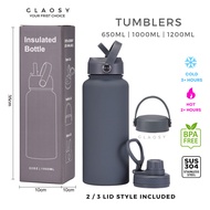 [ 1000ml ] 304 Stainless Steel Bottle Thermos Vacuum Flask Tumbler With Handle Water Bottle Botol Ai