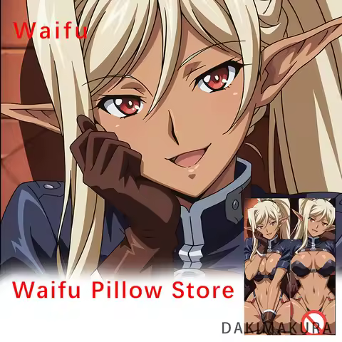 Dakimakura Cover Chloe Discordia Kuroinu Anime Double-Sided Print Pillowcase Gift Life-Size 2way Bod