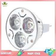 [qjokco] MR16 GU5.3 12V Cool White Light Bulb 3x1W