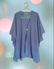 Promo Diskon Outer Kekinian Batwing Long Outer Perlengkapan Stelan Baju Pakaian Atasan Wanita Rompi