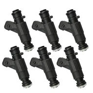 Set Of 6 Fuel Injectors A1120780049 0280155742 For Mercedes Benz CLK320 E320 C280 ML320 3.2L 2.8L V6