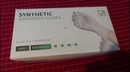 高質量PVC手套 一次性手套 無粉手套 即棄手套 實驗室手套 工作防護手套 食品處理手套 醫療手套 衛生手套 料理手套 廚房衛生清潔燒烤醃肉洗碗美容 (白色-L碼)