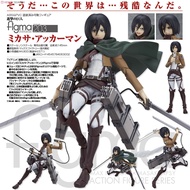 Model โมเดล Figma ฟิกม่า Figure Action จากการ์ตูนเรื่อง Attack on Titan ผ่าพิภพไททัน Mikasa Ackerman