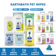 Earthbath Pet Wipes - Grooming, Eye, Ear, Tooth & Gum, Facial Wipes For Cats & Dogs