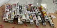 Sablon DTF meteran lebar 28 dan 57 bisa diisi banyak gambar cocok untuk industri fashion distro dll