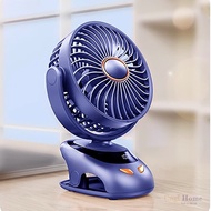 Quạt Kẹp Xe Đẩy Cho Bé Kẹp Bàn Sạc Tích Điện Pin Trâu 10000mAh Có Đèn Màn Hình LED 5 Cấp Độ Gió N33