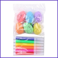 Easter Eggs Doodle Kit Coloring Eggs Easter Art Activities Easter Egg Hunts Activity 6X Paintable Eg