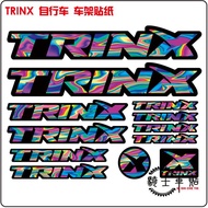 Meiche Family TRINX-1/Trinida Frame Sticker Road Bike Sticker Bicycle Modified Sticker Waterproof Color Change Sticker