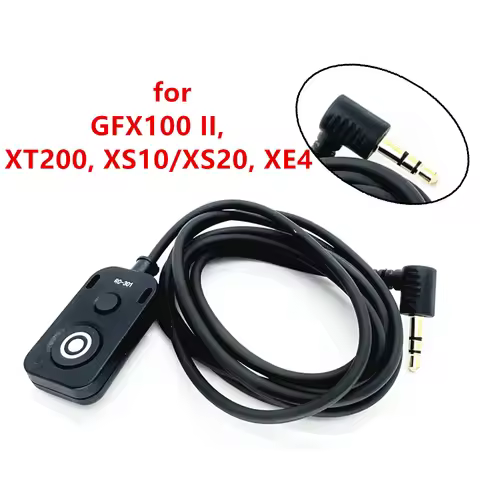 3.5mm Shutter Release Cable Remote Control for Fujifilm Fuji XT50 XS10 X-S10 XS20 X-S20 XE4 X-E4 XT2