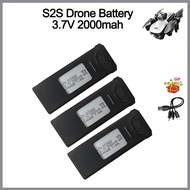 S2S Drone Battery 3.7V 2000mAh For Xiaomi S2S Mini Drone GPS Profesional Rechargeable Lipo Battery R