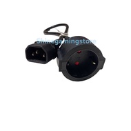 C14 to CEE 7/7 converter power cord cable