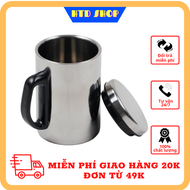 Ca giữ nhiệt có nắp 500ml inox  ly giữ nhiệt có nắp đậy kín 2 lớp giữ nhiệt